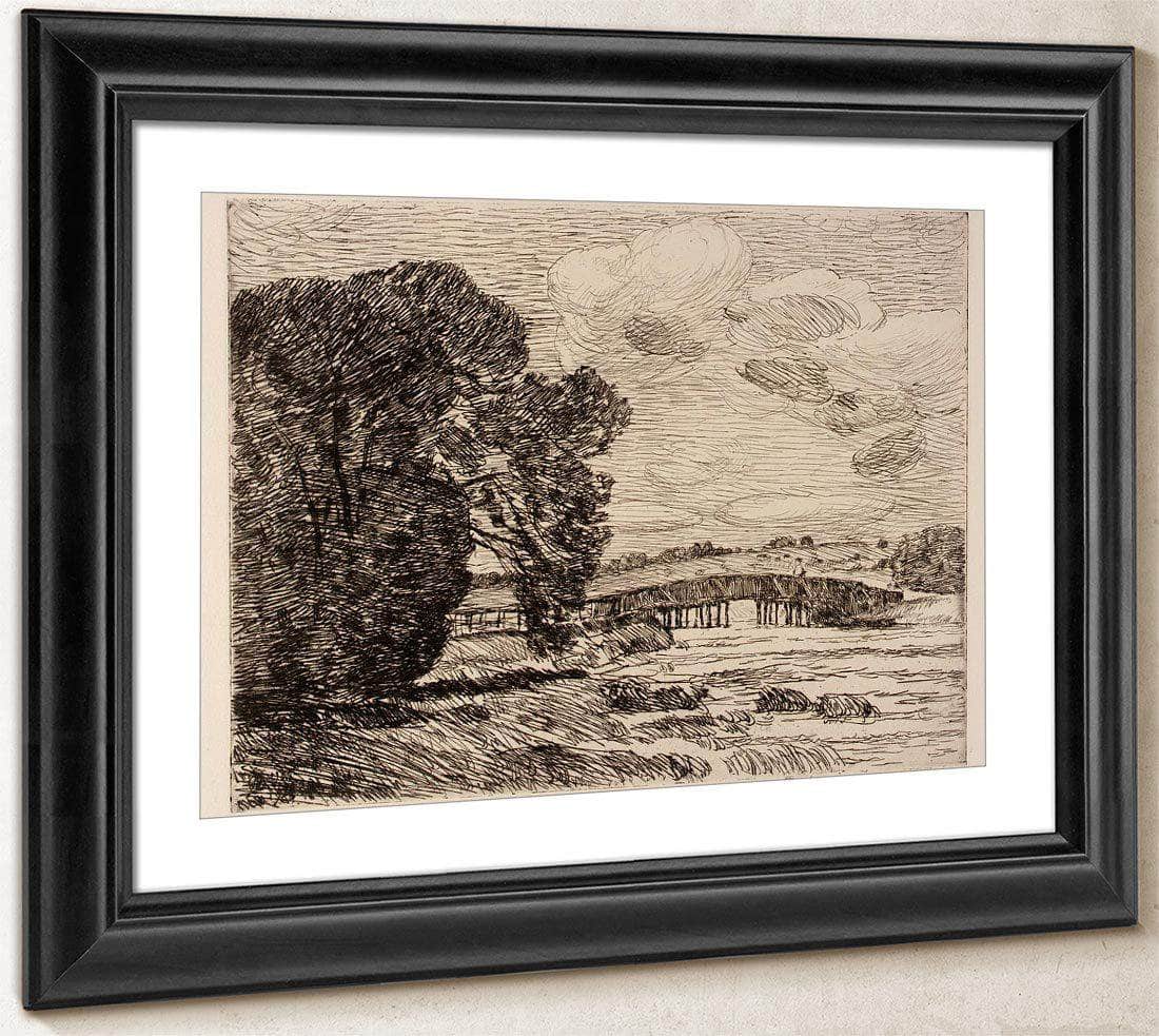 Bridge At Old Lyme By Childe Hassam Fine Art Print