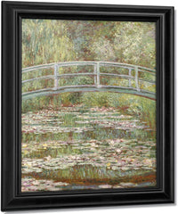 Bridge Over A Pond Of Water Lilies By Claude Monet Fine Art Print