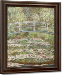 Bridge Over A Pond Of Water Lilies By Claude Monet Fine Art Print