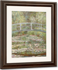 Bridge Over A Pond Of Water Lilies By Claude Monet Fine Art Print