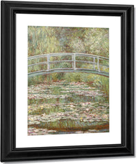 Bridge Over A Pond Of Water Lilies By Claude Monet Fine Art Print