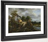 Bridge With A Sluice By Jacob Van Ruisdael Fine Art Print