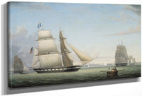 Brig Antelope By Fitz Henry Lane Fine Art Print