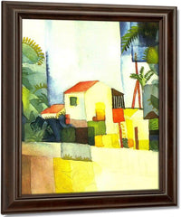 Bright House Ii By August Macke Fine Art Print