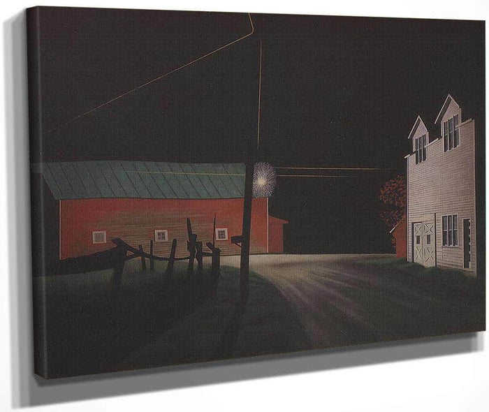 Bright Light At Russells Corners By George Ault Fine Art Print