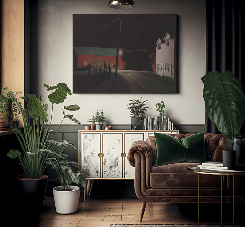 Bright Light At Russells Corners By George Ault Fine Art Print