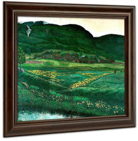 Bright Night In June By Nicolai Astrup Fine Art Print