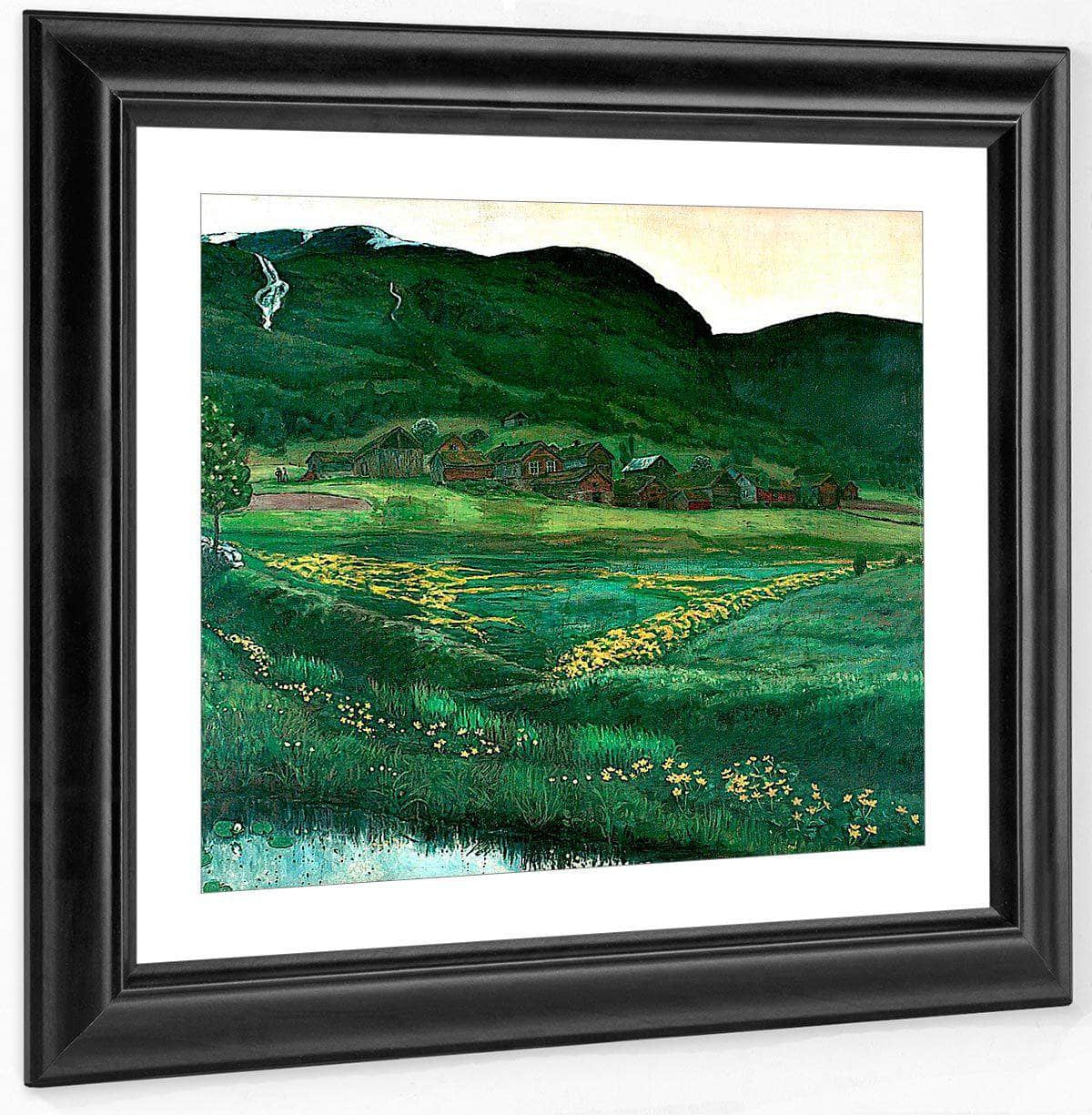 Bright Night In June By Nicolai Astrup Fine Art Print