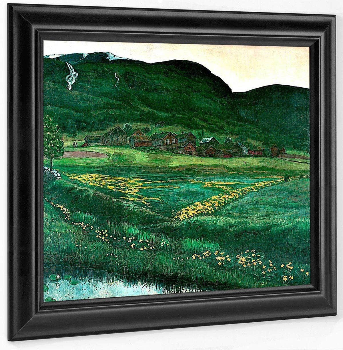 Bright Night In June By Nicolai Astrup Fine Art Print
