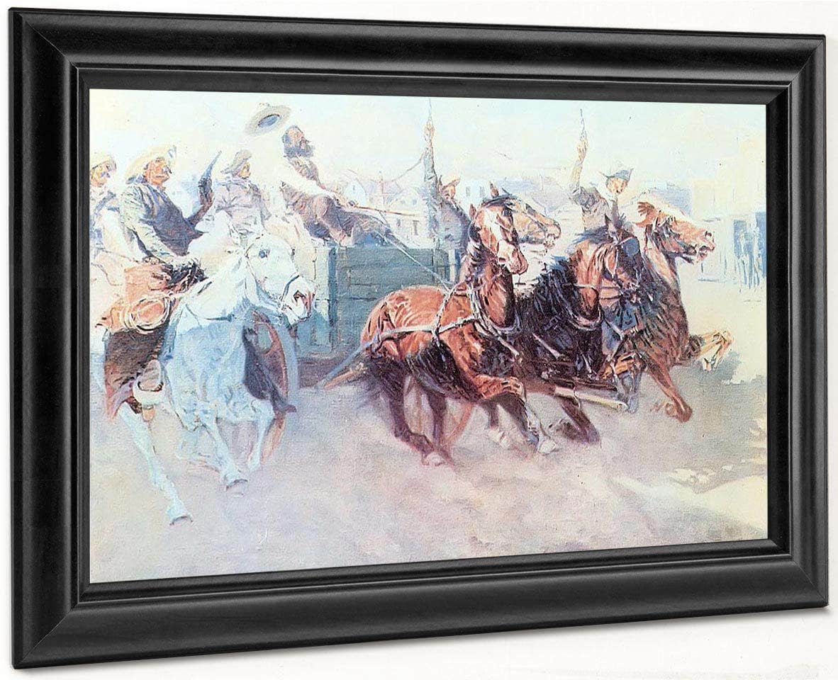 Bringing Home The New Cook By Frederic Remington Fine Art Print