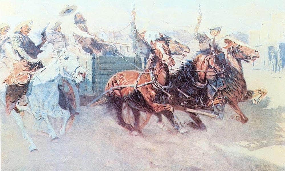 Bringing Home The New Cook By Frederic Remington Fine Art Print