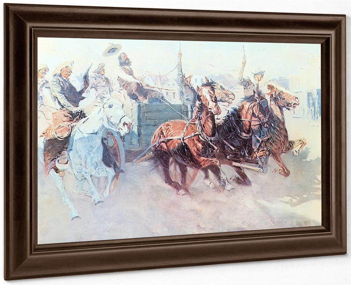 Bringing Home The New Cook By Frederic Remington Fine Art Print