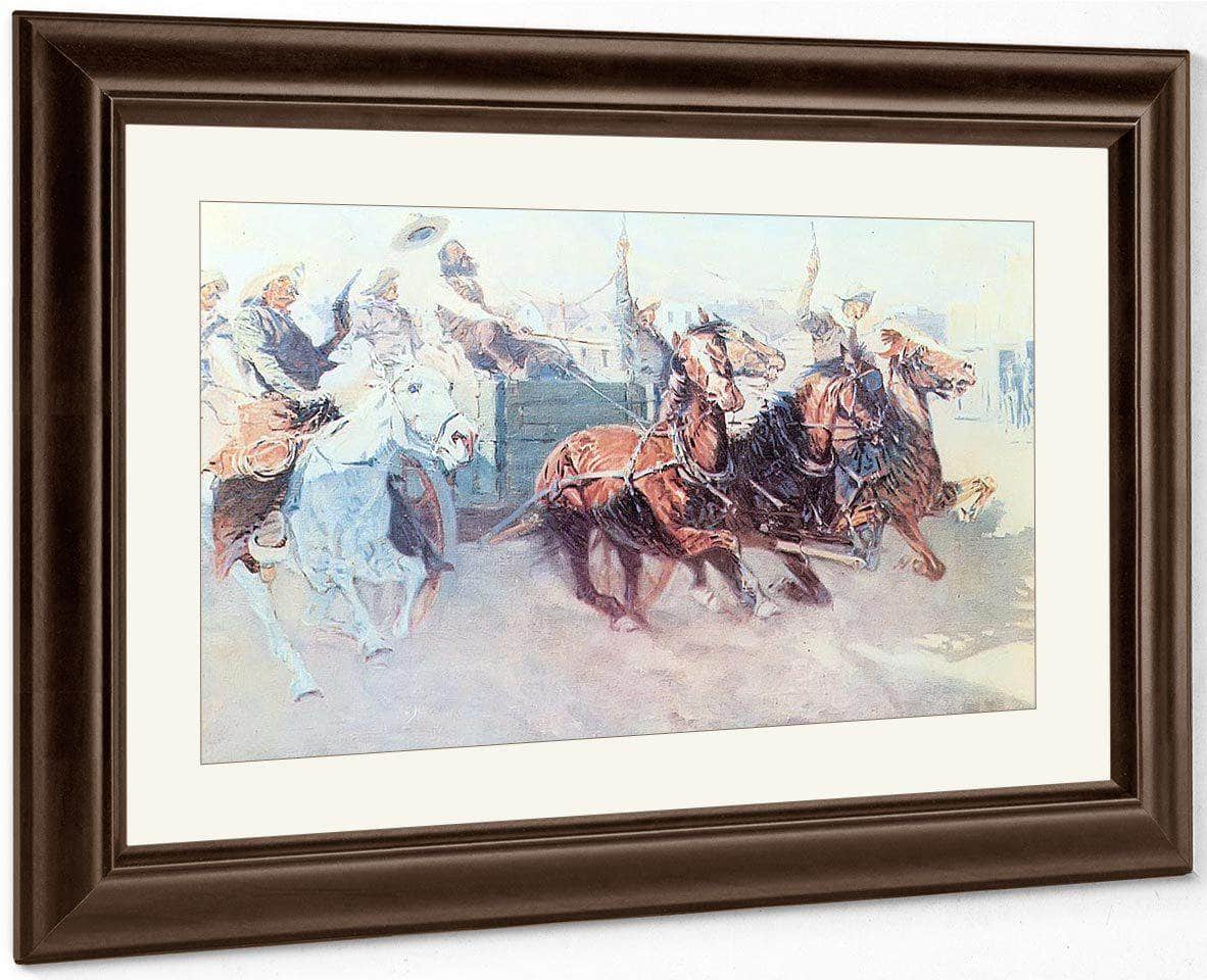 Bringing Home The New Cook By Frederic Remington Fine Art Print
