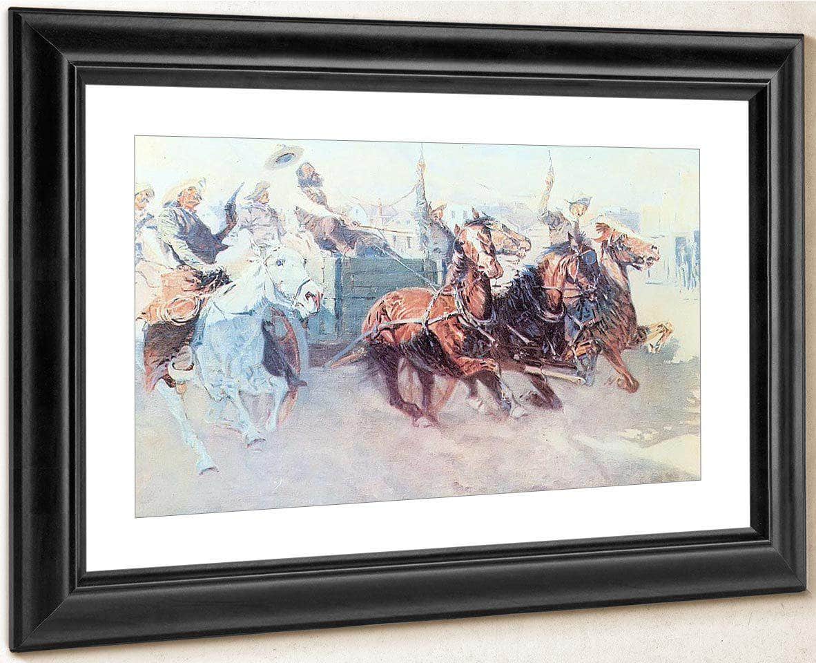 Bringing Home The New Cook By Frederic Remington Fine Art Print