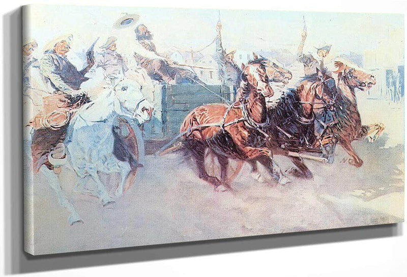 Bringing Home The New Cook By Frederic Remington Fine Art Print