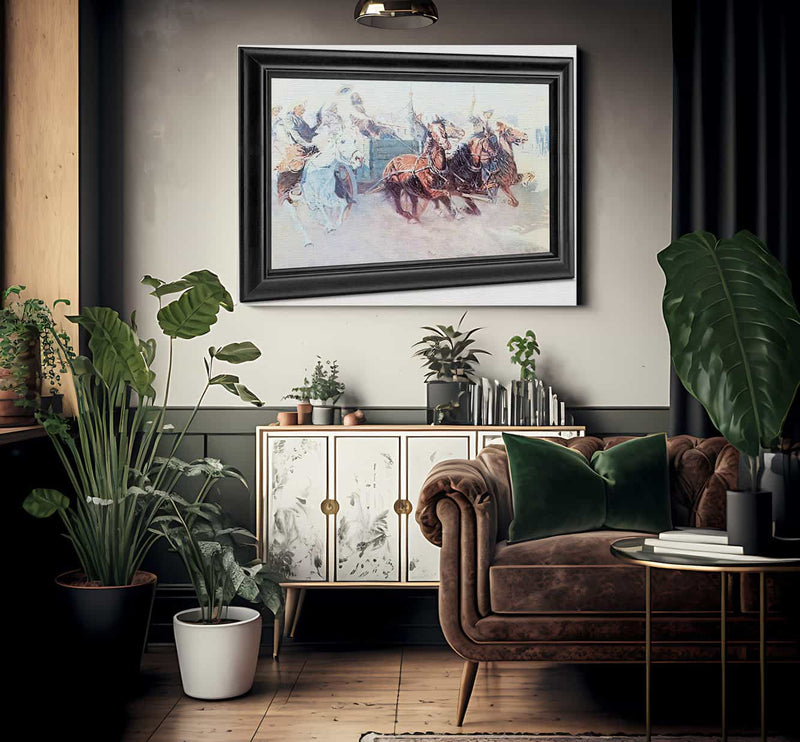 Bringing Home The New Cook By Frederic Remington Fine Art Print