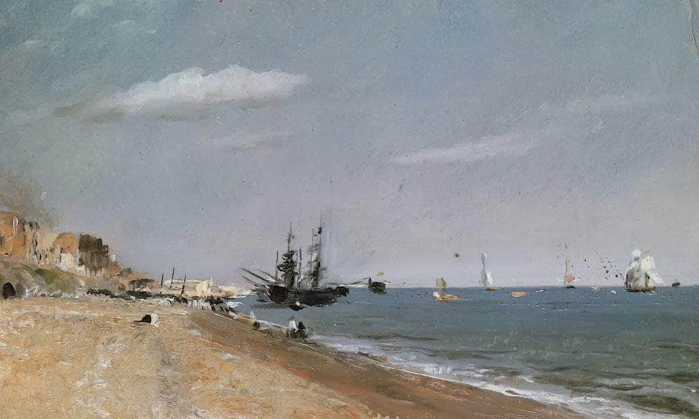 Brington Beach With Colliers By John Constable Fine Art Print