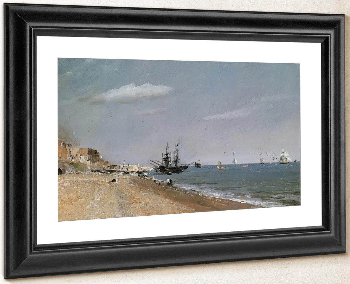 Brington Beach With Colliers By John Constable Fine Art Print