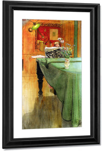 Brita At The Piano By Carl Larsson Fine Art Print