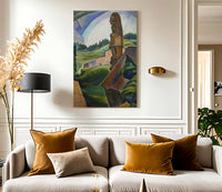 British Columbia Indian Village By Emily Carr Fine Art Print