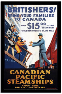 Britishers  Vintage Poster Fine Art Print