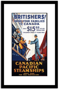 Britishers  Vintage Poster Fine Art Print