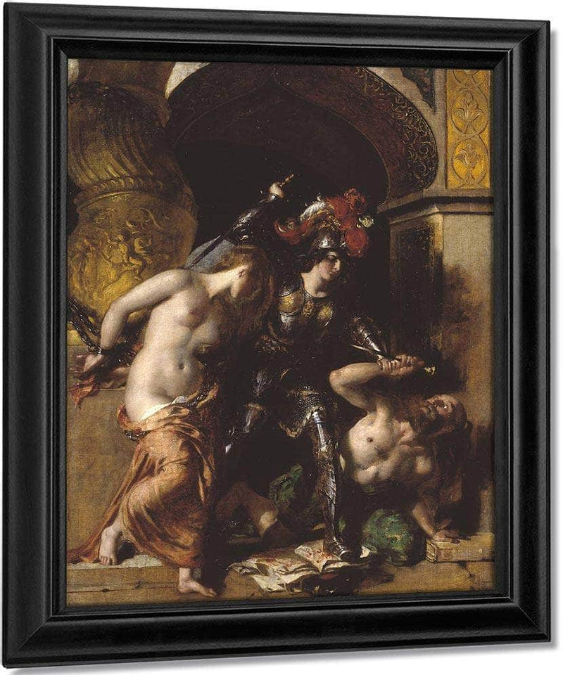 Britomart Redeems Faire Amoret By William Etty Fine Art Print