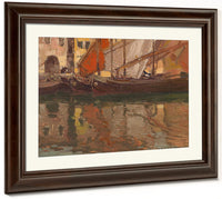 Brittany Boats By Edgar Payne Fine Art Print