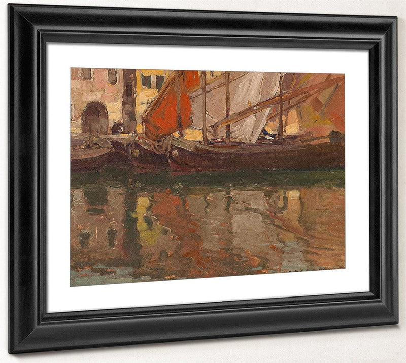 Brittany Boats By Edgar Payne Fine Art Print