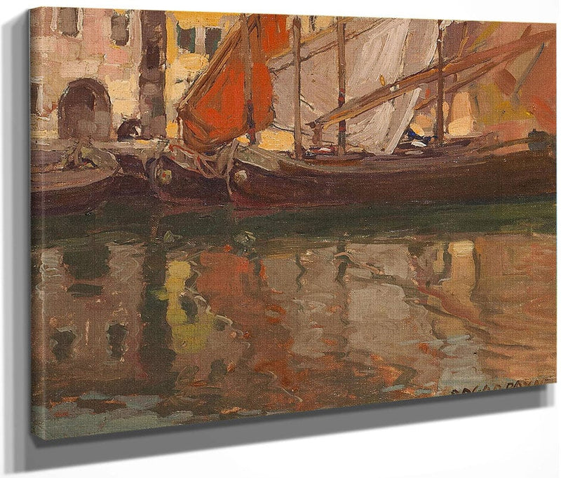 Brittany Boats By Edgar Payne Fine Art Print