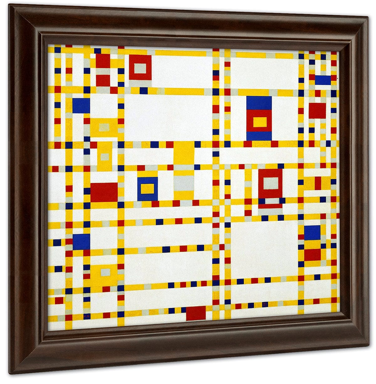 Broadway Boogie Woogie By Piet Mondrian Fine Art Print