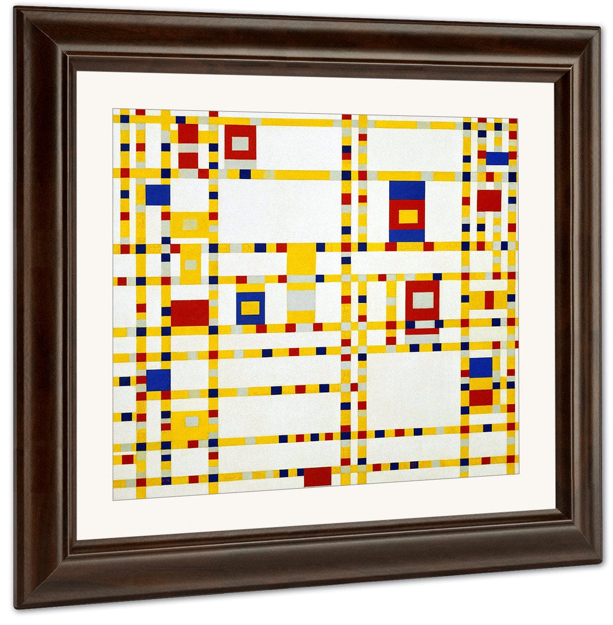Broadway Boogie Woogie By Piet Mondrian Fine Art Print