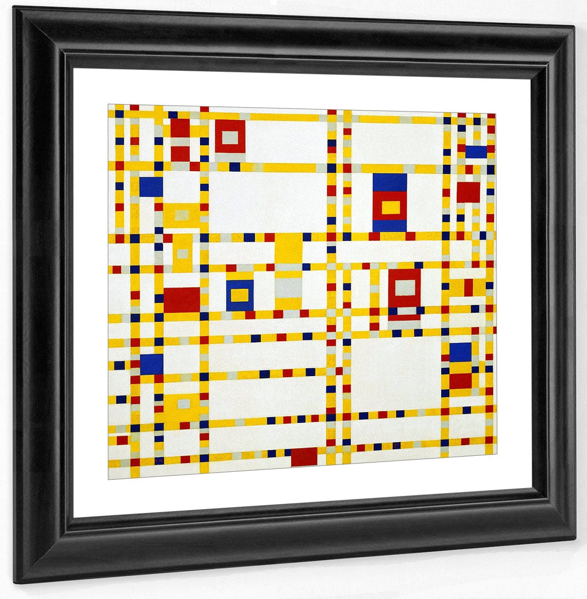 Broadway Boogie Woogie By Piet Mondrian Fine Art Print