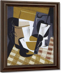 Broc Et Verre (Wine Jug And Glass) By Juan Gris Fine Art Print