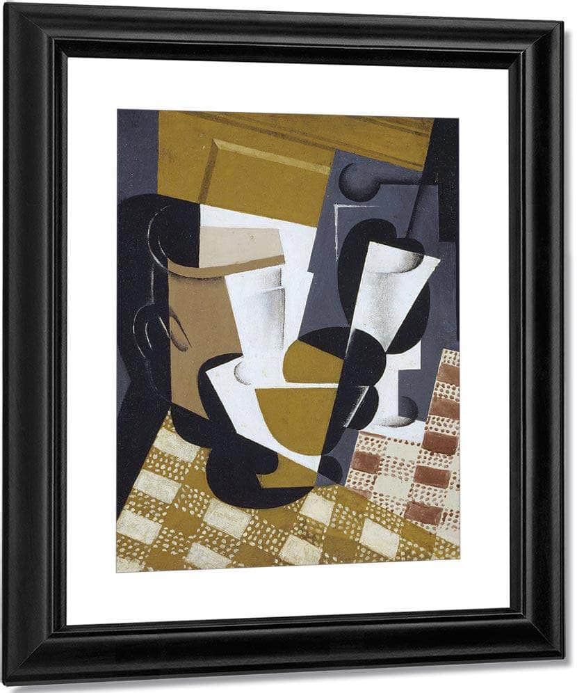 Broc Et Verre (Wine Jug And Glass) By Juan Gris Fine Art Print