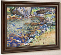 Brook Among Rocks By John Singer Sargent Fine Art Print