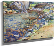 Brook Among Rocks By John Singer Sargent Fine Art Print