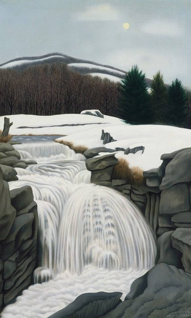 Brook In The Mountains By George Ault Fine Art Print