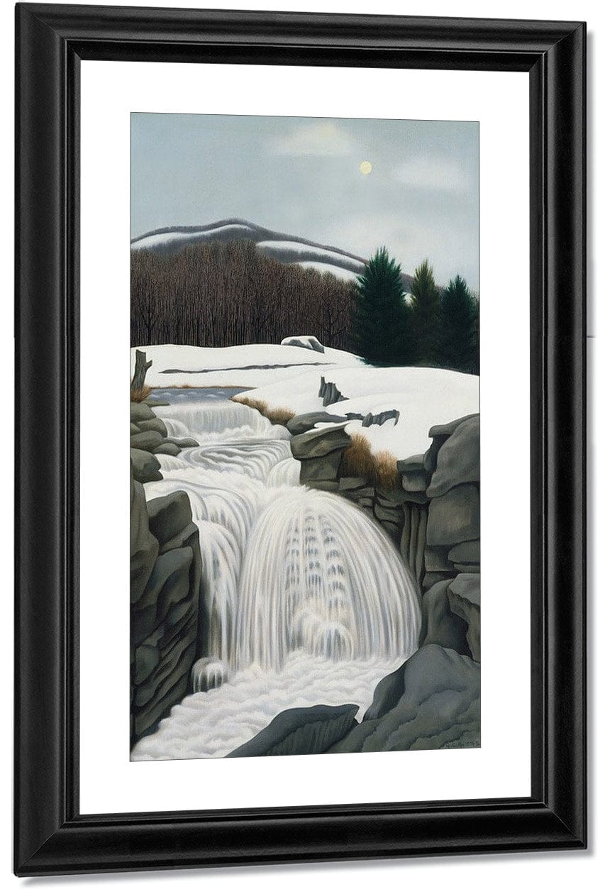 Brook In The Mountains By George Ault Fine Art Print