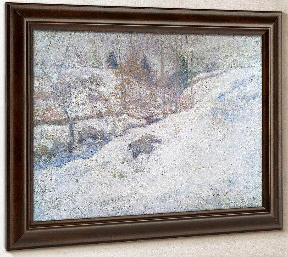 Brook In Winter By John Henry Twachtman Fine Art Print