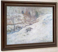 Brook In Winter By John Henry Twachtman Fine Art Print