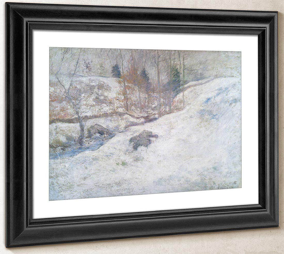 Brook In Winter By John Henry Twachtman Fine Art Print