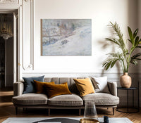 Brook In Winter By John Henry Twachtman Fine Art Print