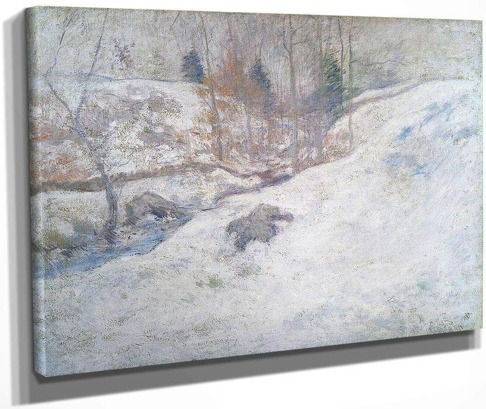 Brook In Winter By John Henry Twachtman Fine Art Print