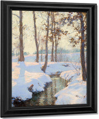 Brook In Winter By Walter Launt Palmer Fine Art Print