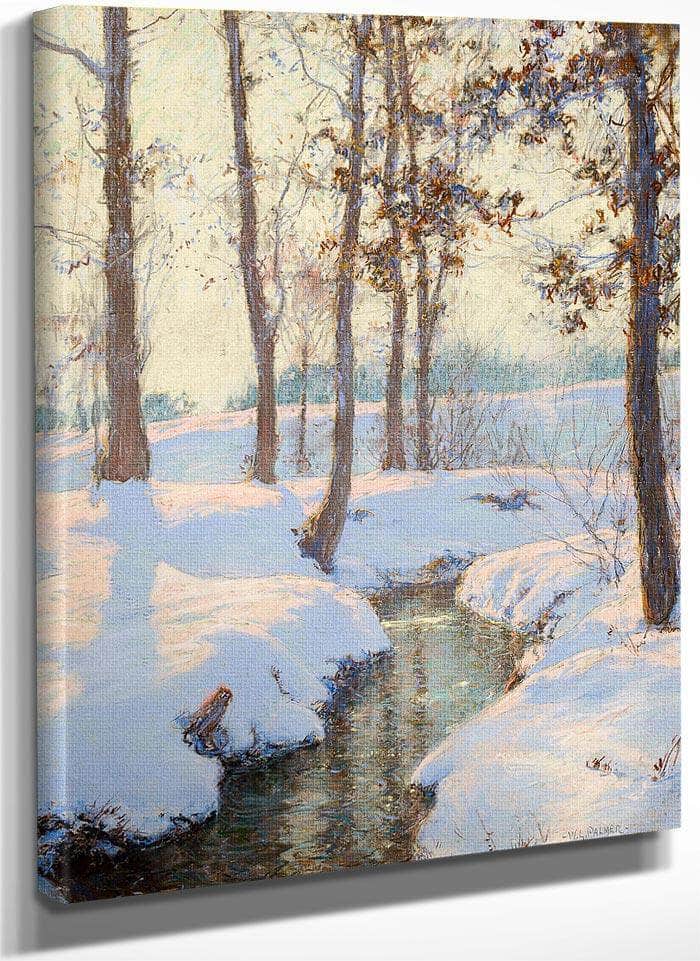Brook In Winter By Walter Launt Palmer Fine Art Print