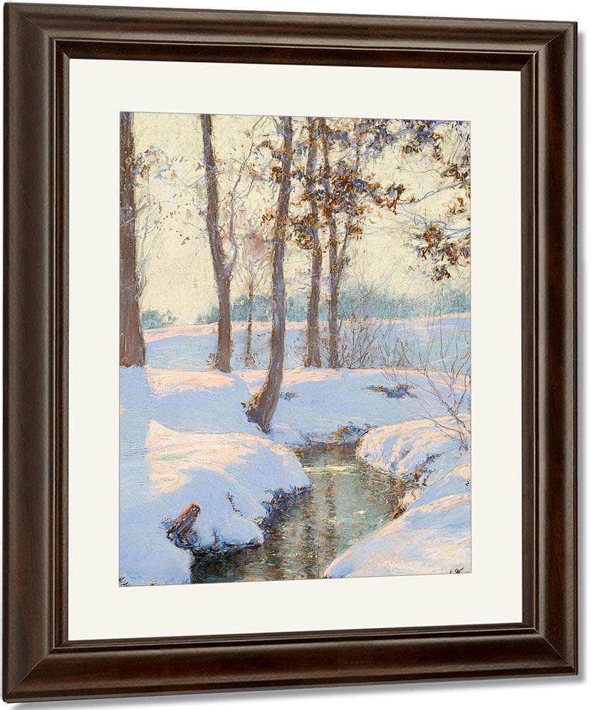Brook In Winter By Walter Launt Palmer Fine Art Print