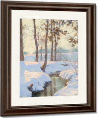 Brook In Winter By Walter Launt Palmer Fine Art Print