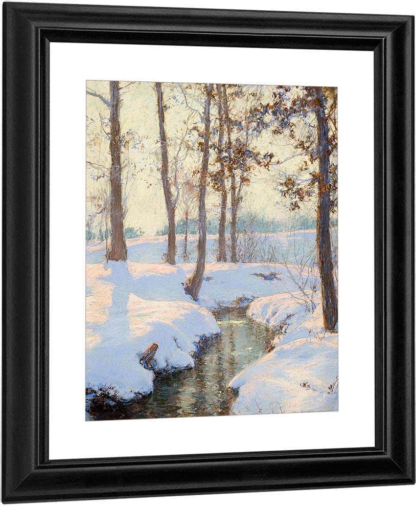 Brook In Winter By Walter Launt Palmer Fine Art Print