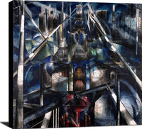 Brooklyn Bridge Painting Joseph Stella Canvas Art Fine Art Print